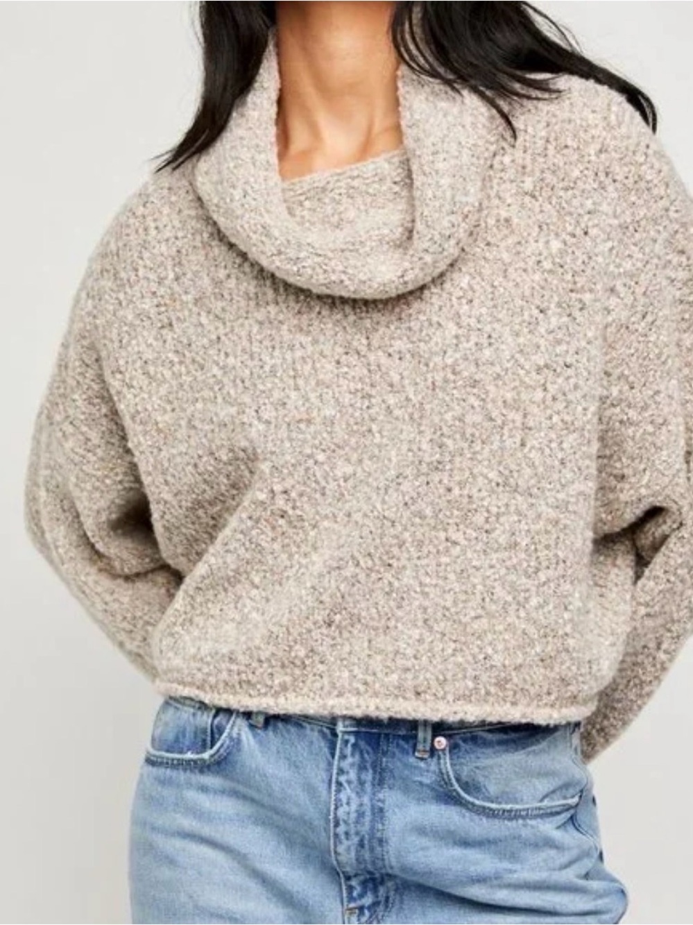 Free people BFF Sweater/Conch Shell